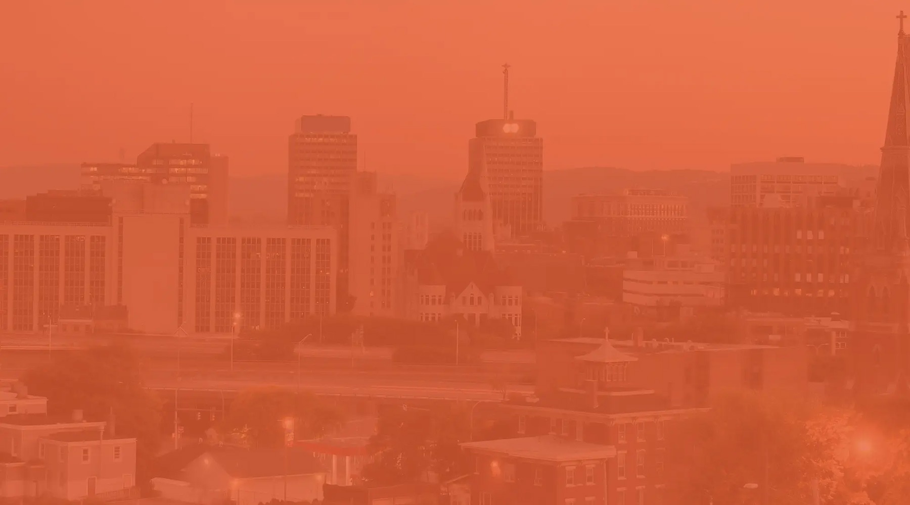 downtown energy, campus convenience city skyline